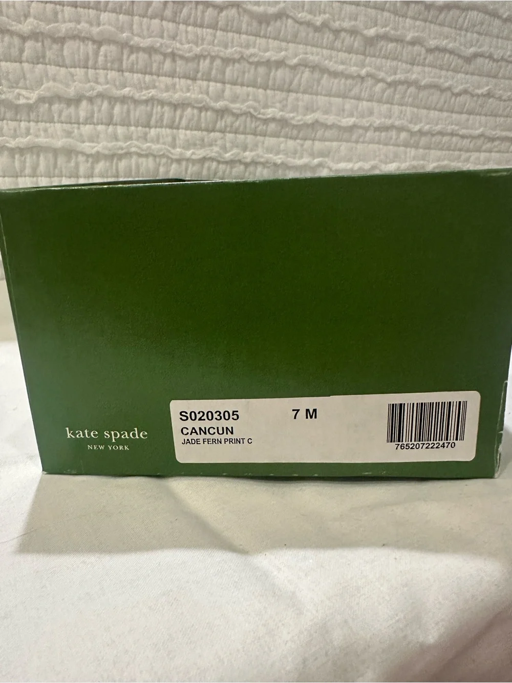 Kate Spade Cancun Wedge Sandal & Matching Bag Jade Fern Size 7